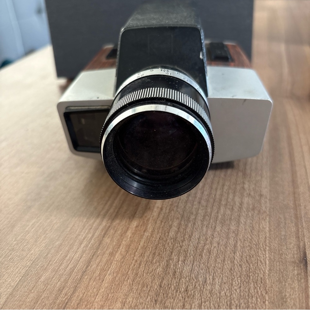 Kodak XL360 Movie Camera Black and Silver Timeless Design - untested